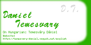 daniel temesvary business card